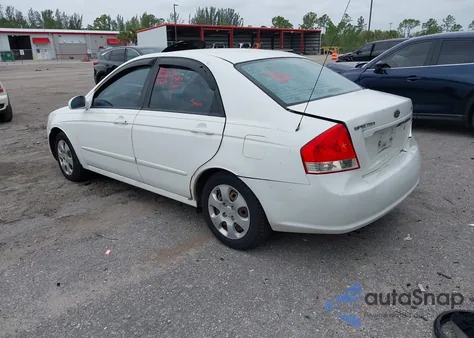 2007 Kia Spectra Ex from USA, damaged, VIN KNAFE121475430485